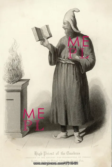 : ZOROASTRIAN PRIEST / 1731 : ZOROASTRIAN PRIEST / 1731
