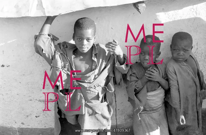  : Zulu village: with villagers