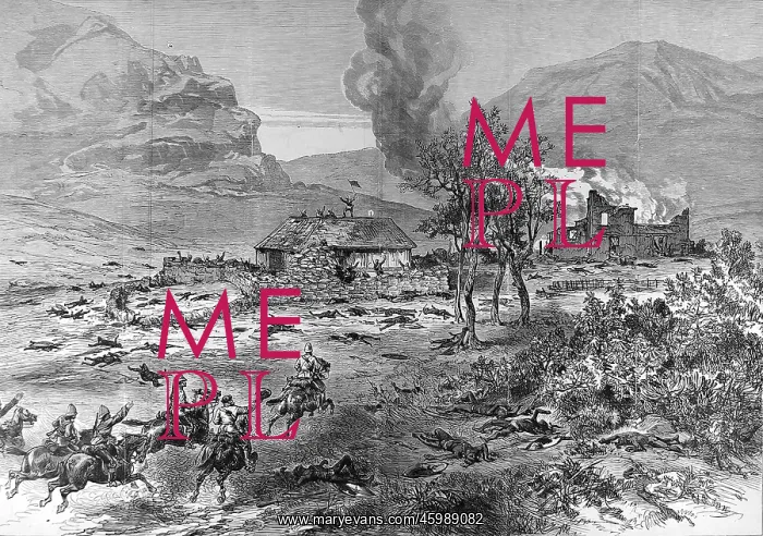  : The Zulu war. The entrenched position at Rorke's Drift