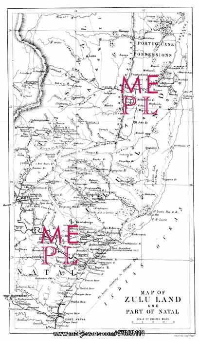 : Zululand and Part of Natal, 1880 : Zululand and Part of Natal, 1880