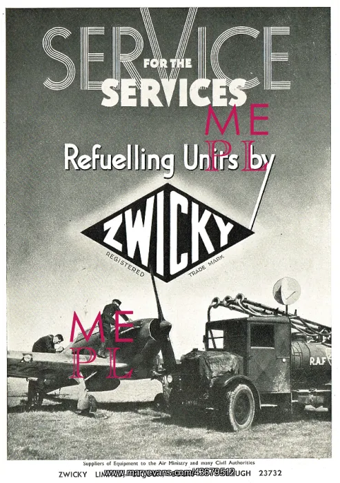 : Zwicky Aircraft Refuelling Units : Zwicky Aircraft Refuelling Units