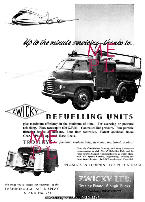 : Zwicky Aircraft Refuelling Units : Zwicky Aircraft Refuelling Units