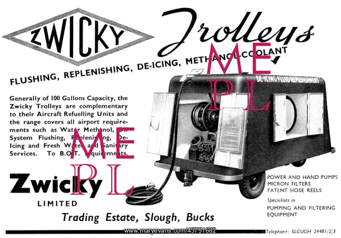 : Zwicky Aircraft Servicing Trolleys : Zwicky Aircraft Servicing Trolleys