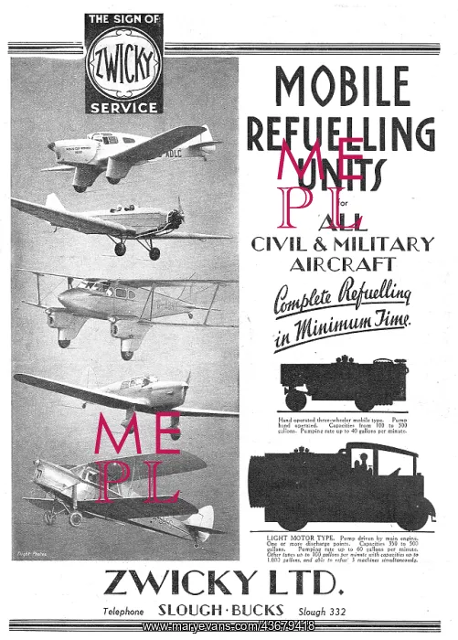: Zwicky Mobile Aircraft Refuelling Units: : Zwicky Mobile Aircraft Refuelling Units: