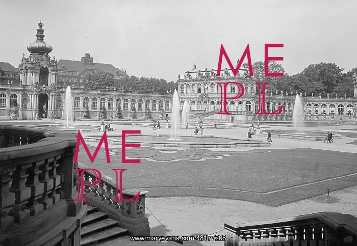 : The Zwinger Palace in Dresden, 1935 : The Zwinger Palace in Dresden, 1935