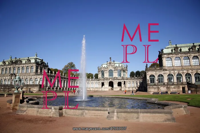  : The Zwinger Palace in Dresden, Germany