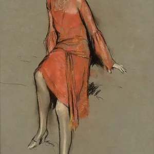 1920s woman, possibly by Lewis Baumer 1920s woman, possibly by Lewis Baumer