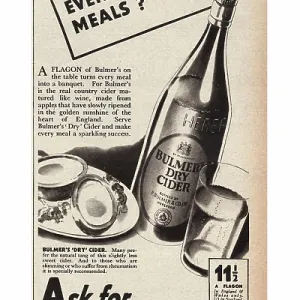 1940 UK Magazine Bulmer's Cider Advert 1940 UK Magazine Bulmer's Cider Advert