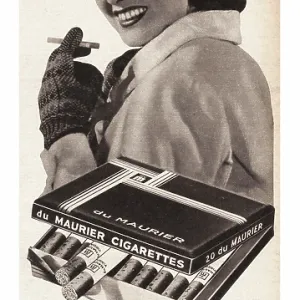 1940 UK Magazine Du Maurier Cigarettes Ad 1940 UK Magazine Du Maurier Cigarettes Ad