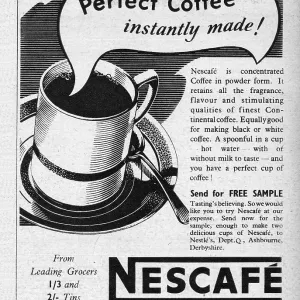 1940 UK Magazine Nescafe Coffee Advert 1940 UK Magazine Nescafe Coffee Advert