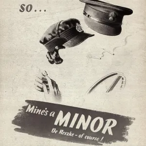 1940 UK Magazine De Reszke Minor Cigarette Ad 1940 UK Magazine De Reszke Minor Cigarette Ad