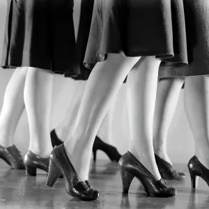 1940s Women Legs Only Walking 1940s Women Legs Only Walking