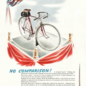 1945 UK Magazine B.S.A Bicycles Advert 1945 UK Magazine B.S.A Bicycles Advert