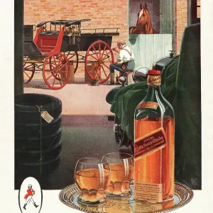 1945 UK Magazine Johnnie Walker Whisky Advert 1945 UK Magazine Johnnie Walker Whisky Advert