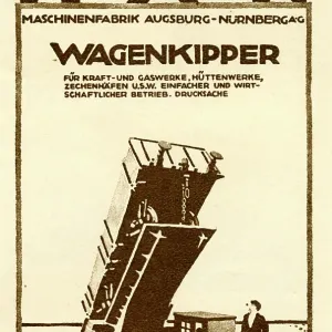 An advertisement for MAN industrial trailers An advertisement for MAN industrial trailers