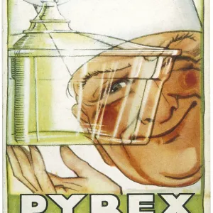 ADVERT PYREX DISH C1900 ADVERT PYREX DISH C1900