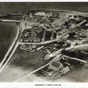 Aerial view of Cromarty, Ross and Cromarty, Scotland Aerial view of Cromarty, Ross and Cromarty, Scotland