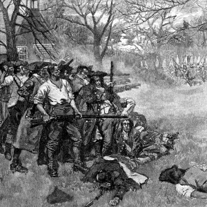 American War of Independence: Lexington Green American War of Independence: Lexington Green