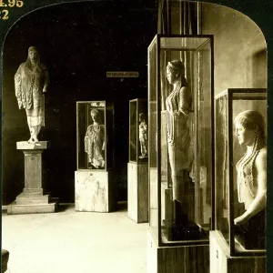 Ancient draped statues, Acropolis Museum, Athens Ancient draped statues, Acropolis Museum, Athens