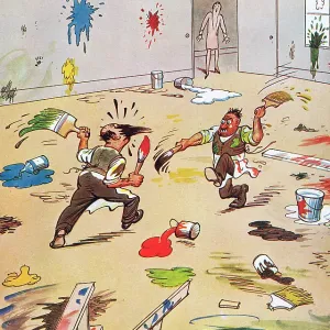 The Angry Painters by H. M. Bateman The Angry Painters by H. M. Bateman