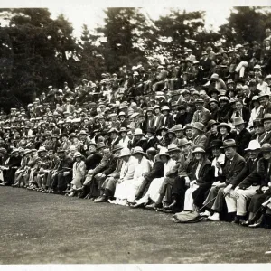 An attentive crowd - possibly at a Country Show An attentive crowd - possibly at a Country Show
