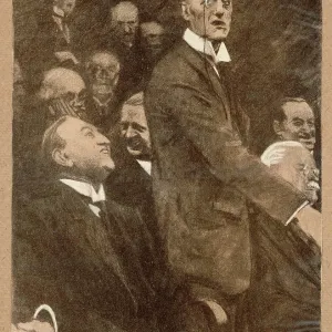 Austen Chamberlain speaking