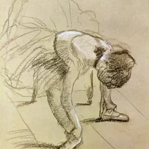 Ballerina Stretching, by Degas Ballerina Stretching, by Degas
