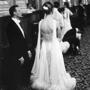 Ballroom dancers waiting their turn Ballroom dancers waiting their turn