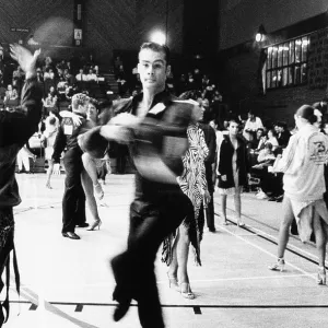 Ballroom dancing couples warming up - Brentwood Ballroom dancing couples warming up - Brentwood