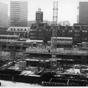 BARBICAN BEING BUILT BARBICAN BEING BUILT