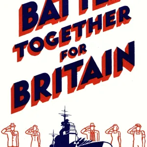 Battle Together for Britain booklet cover, WW2