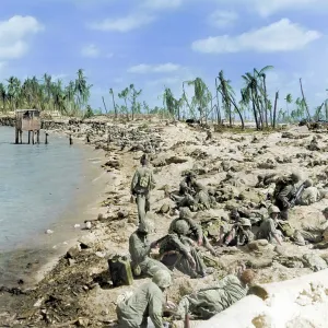 The Battle of Tarawa Colourised The Battle of Tarawa Colourised