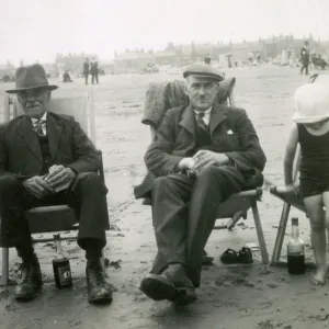 Beach scene 1920s Beach scene 1920s