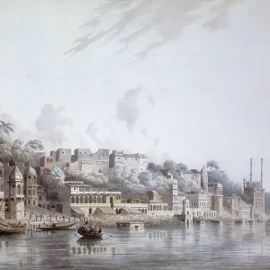 Benares on the Ganges, by Hubert Cornish