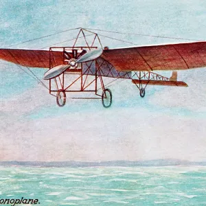 Bleriot monoplane in flight c1909 Bleriot monoplane in flight c1909