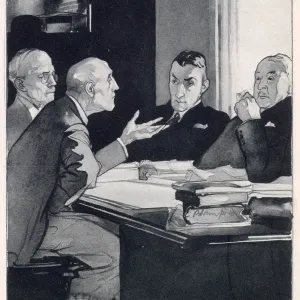 A board meeting by Edmund Blampied A board meeting by Edmund Blampied