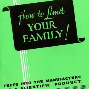 Booklet, How to Limit Your Family!