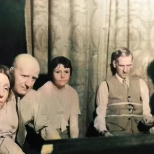 Bound Medium, photographed during a seance Bound Medium, photographed during a seance