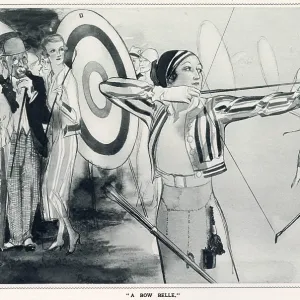 A Bow Belle by Edmund Blampied A Bow Belle by Edmund Blampied