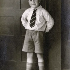 Boy in school uniform, circa 1920s Boy in school uniform, circa 1920s