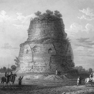 Brick Tower at Sarnath, Uttar Pradesh, India Brick Tower at Sarnath, Uttar Pradesh, India