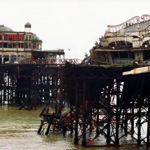 Brighton West Pier - Prior to fire and final collapse Brighton West Pier - Prior to fire and final collapse