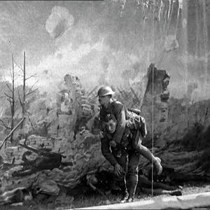 British Soldiers Recreating Battle Scenes In British Soldiers Recreating Battle Scenes In