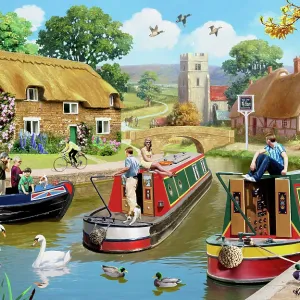 Busy Time On The Canal Busy Time On The Canal