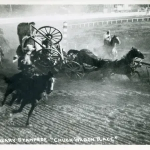 Calgary, Alberta, Canada - Stampede - Chuckwagon Race Calgary, Alberta, Canada - Stampede - Chuckwagon Race