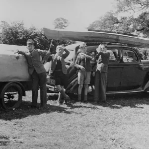 Car with Trailer Tent Car with Trailer Tent