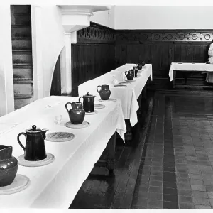 Carthusian monk eating alone Carthusian monk eating alone