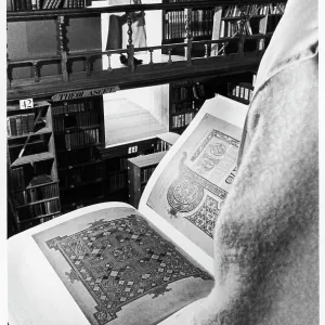 Carthusian monks in the library Carthusian monks in the library