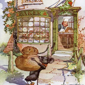 The Cat and the Mouse by Charles Folkard The Cat and the Mouse by Charles Folkard