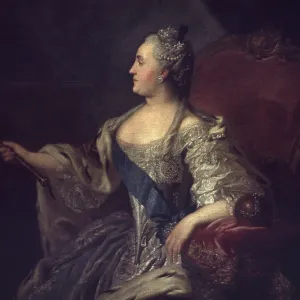 Catherine the Great of Russia, portrait by Rokotov Catherine the Great of Russia, portrait by Rokotov